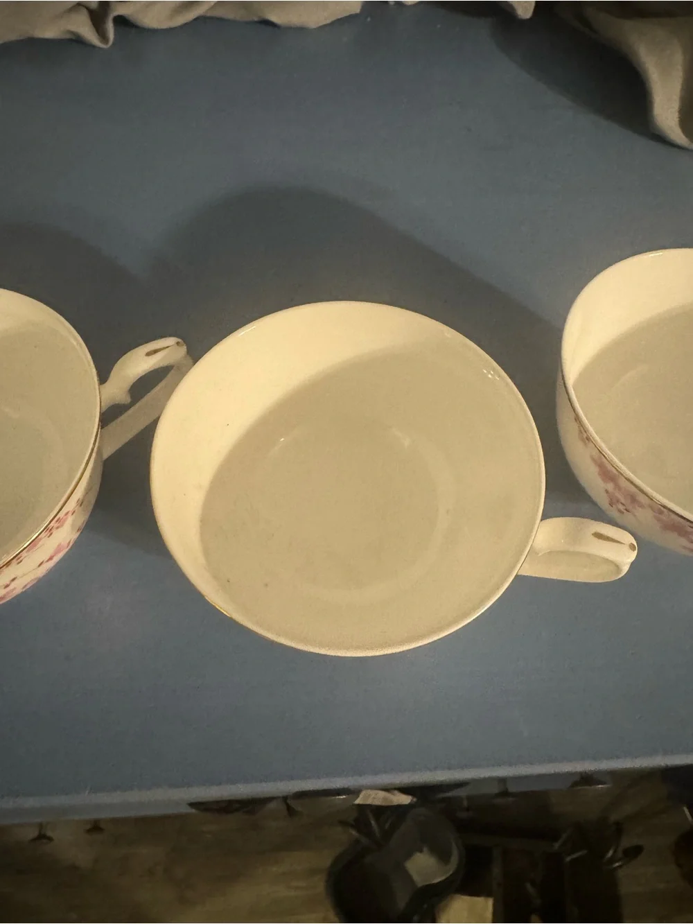 Teavana Floral Bone China Teacups - Set of 3